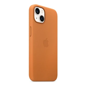 Кожаный чехол Apple Leather Case with MagSafe Golden Brown (MM103) для iPhone 13 - Фото 2
