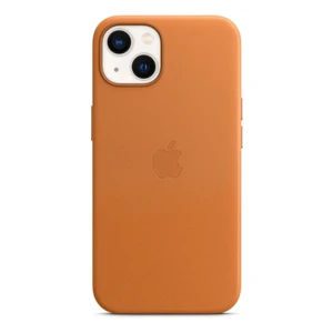 Кожаный чехол Apple Leather Case with MagSafe Golden Brown (MM103) для iPhone 13 MM103 - Фото 1
