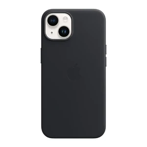 Шкіряний чохол Apple Leather Case with MagSafe Midnight для iPhone 14 | 13 (MPP43)