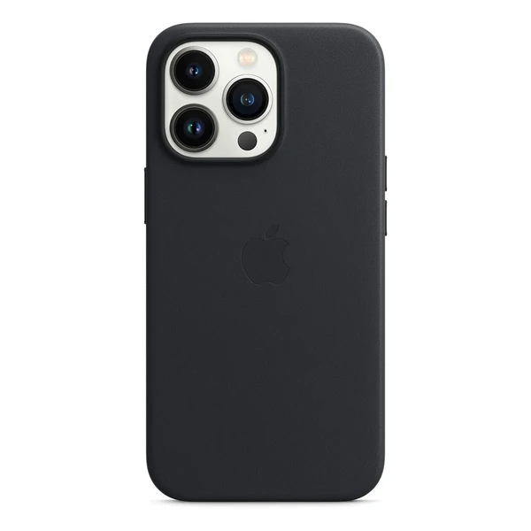 Шкіряний чохол Apple Leather Case with MagSafe Midnight (MM1H3) для iPhone 13 Pro