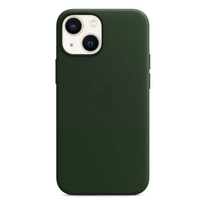 Шкіряний чохол Apple Leather Case with MagSafe Sequoia Green (MM0J3) для iPhone 13 mini