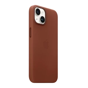Шкіряний чохол Apple Leather Case with MagSafe Umber для iPhone 14 | 13 (MPP73) - Фото 2