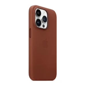 Кожаный чехол Apple Leather Case with MagSafe Umber для iPhone 14 Pro (MPPK3) - Фото 2