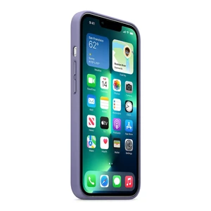 Кожаный чехол Apple Leather Case with MagSafe Wisteria (MM1F3) для iPhone 13 Pro - Фото 3