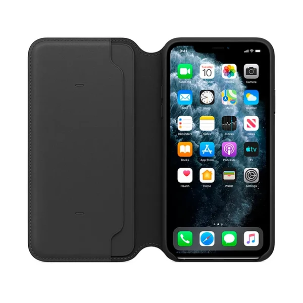 Шкіряний чохол-книжка Apple Leather Folio Black (MX082) для iPhone 11 Pro Max