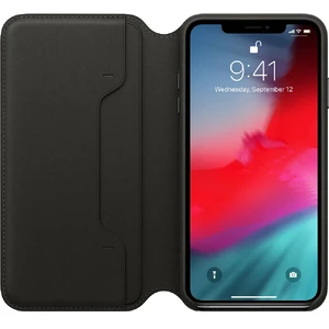 Шкіряний чохол-книжка Apple Leather Folio Black (MRX22) для iPhone XS Max - Фото 3