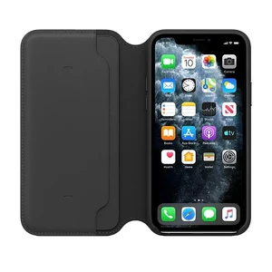 Шкіряний чохол-книжка Apple Leather Folio Black (MX062) для iPhone 11 Pro MX062 - Фото 1