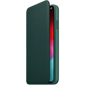 Кожаный чехол-книжка Apple Leather Folio Forest Green (MRX42) для iPhone XS Max - Фото 5