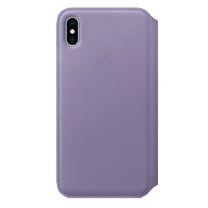 Шкіряний чохол-книжка Apple Leather Folio Lilac (MVFV2) для iPhone XS Max MVFV2 - Фото 1