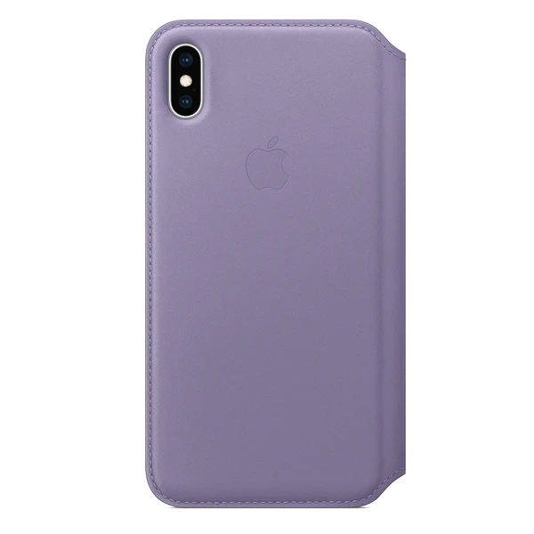 Шкіряний чохол-книжка Apple Leather Folio Lilac (MVFV2) для iPhone XS Max