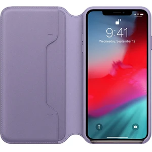 Шкіряний чохол-книжка Apple Leather Folio Lilac (MVFV2) для iPhone XS Max - Фото 2