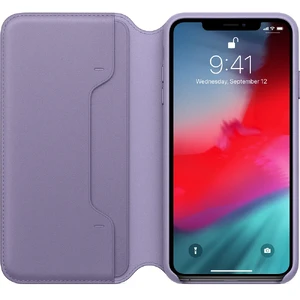 Шкіряний чохол-книжка Apple Leather Folio Lilac (MVFV2) для iPhone XS Max - Фото 4
