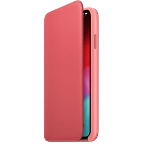 Кожаный чехол-книжка Apple Leather Folio Peony Pink (MRX62) для iPhone XS Max - Фото 5