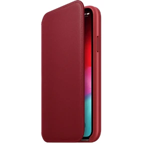 Кожаный чехол-книжка Apple Leather Folio (PRODUCT) RED (MRWX2) для iPhone XS | X - Фото 5