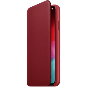 Кожаный чехол-книжка Apple Leather Folio (PRODUCT) RED (MRX32) для iPhone XS Max - Фото 5