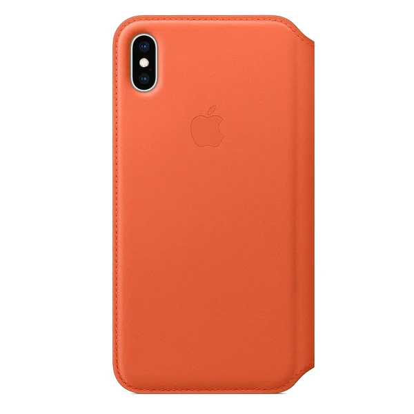 Шкіряний чохол-книжка Apple Leather Folio Sunset (MVFU2) для iPhone XS Max