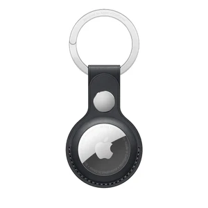 Кожаный брелок с кольцом Apple Leather Key Ring Midnight (MMF93) для AirTag MMF93 - Фото 1