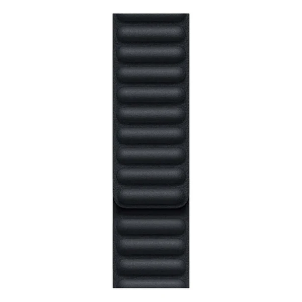 Кожаный ремешок Apple Leather Link Midnight (ML7V3) для Apple Watch Ultra 49mm | 45mm | 44mm | 42mm (S | M) Series