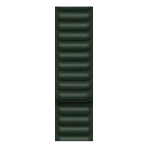 Кожаный ремешок Apple Leather Link Sequoia Green (ML7P3) для Apple Watch 41mm | 40mm | 38mm (S | M) Series ML7P3 - Фото 1