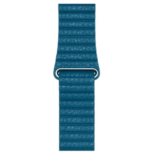 Ремінець Apple Leather Loop Cape Cod Blue Large (MTHA2) для Apple Watch Ultra 49mm | 45mm | 44mm | 42mm - Фото 2