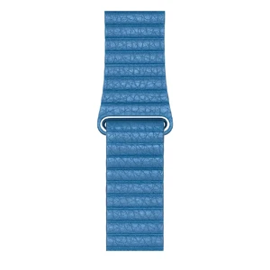 Ремінець Apple Leather Loop Cornflower Medium (MV2X2) для Apple Watch Ultra 49mm | 45mm | 44mm | 42mm - Фото 3