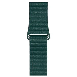 Ремешок Apple  Leather Loop Forest Green Large (MTH82) для Apple Watch Ultra 49mm | 45mm | 44mm | 42mm - Фото 2