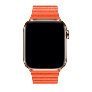 Ремешок Apple Leather Loop Sunset Medium (MV602) для Apple Watch Ultra 49mm | 45mm | 44mm | 42mm - Фото 2