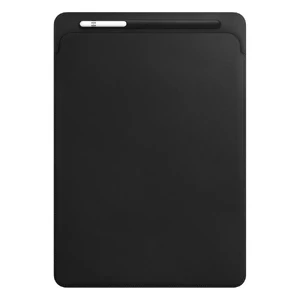 Кожаный чехол-карман Apple Leather Sleeve Black (MQ0U2) для iPad Pro 12.9" - Фото 2
