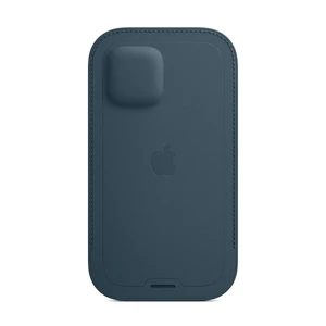 Шкіряний чохол-гаманець Apple Leather Sleeve with MagSafe Baltic Blue (MHMQ3) для iPhone 12 mini - Фото 2