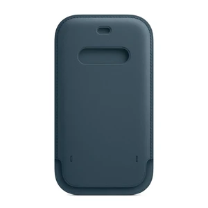 Шкіряний чохол-гаманець Apple Leather Sleeve with MagSafe Baltic Blue (MHMQ3) для iPhone 12 mini MHMQ3 - Фото 1
