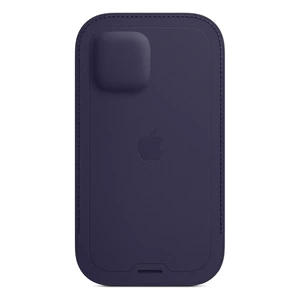 Шкіряний чохол-гаманець Apple Leather Sleeve with MagSafe Deep Violet (MK0A3) для iPhone 12 | 12 Pro - Фото 2