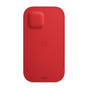 Шкіряний чохол-гаманець Apple Leather Sleeve with MagSafe Product Red (MHYE3) для iPhone 12 | 12 Pro - Фото 2