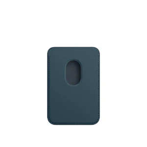 Кожаный чехол-бумажник Apple Leather Wallet Baltic Blue (MHLQ3) для iPhone 15 | 14 | 13 | 12 - Фото 2
