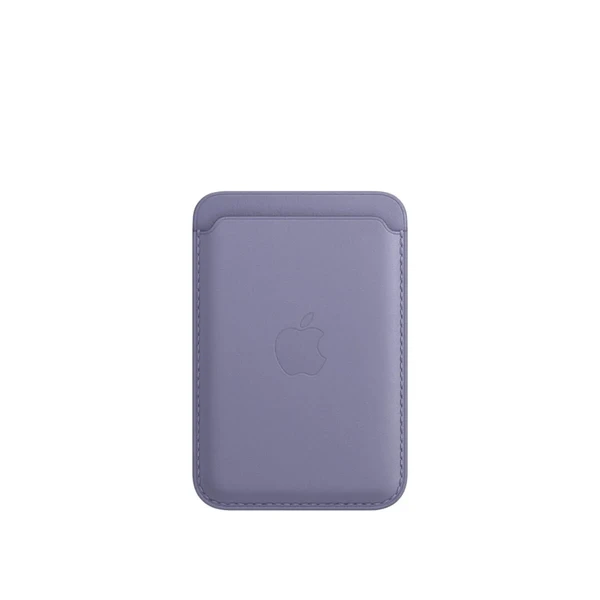 Чохол-гаманець Apple Leather Wallet MagSafe Wisteria (MM0W3) для iPhone 15 | 14 | 13 | 12 (з підтримкою локатора)