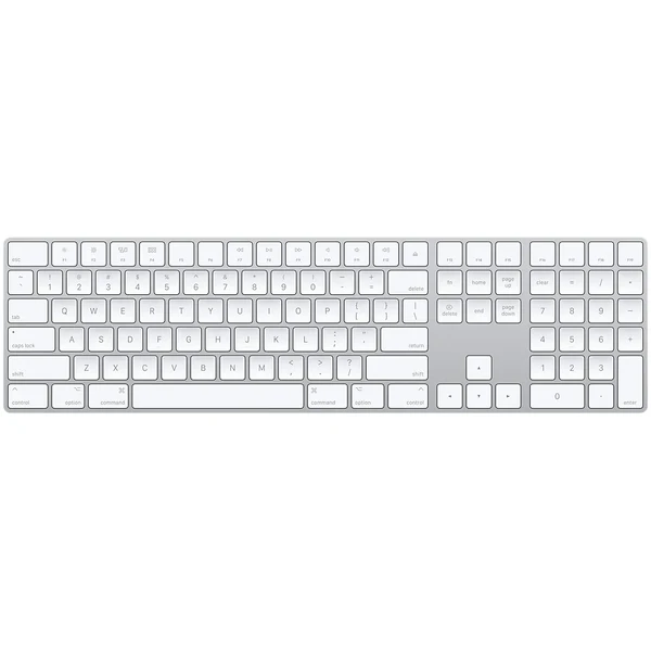 Клавіатура Apple Magic Keyboard with Numeric Keypad Silver (MQ052)