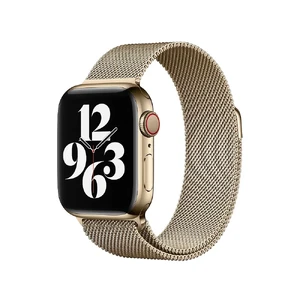 Металлический ремешок Apple Milanese Loop Gold (ML733) для Apple Watch 41mm | 40mm | 38mm ML733 - Фото 1
