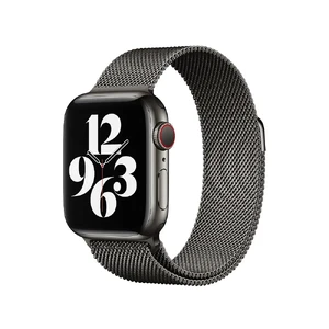 Металлический ремешок Apple Milanese Loop Graphite (ML743) для Apple Watch 41mm | 40mm | 38mm ML743 - Фото 1