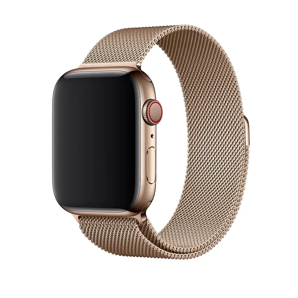 Металевий ремінець Apple Milanese Loop Gold (MTU72) для Apple Watch Ultra 49mm | 45mm | 44mm | 42mm в Ужгороді