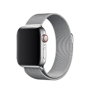 Металлический ремешок Apple Milanese Loop Silver (ML753) для Apple Watch 41mm | 40mm | 38mm ML753 - Фото 1