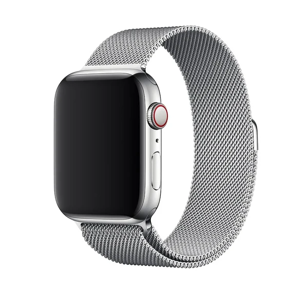 Металевий ремінець Apple Milanese Loop Silver (ML783) для Apple Watch Ultra 49mm | 45mm | 44mm | 42mm в Ужгороді