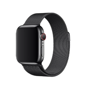 Металлический ремешок Apple Milanese Loop Space Black (MTU12) для Apple Watch 41mm | 40mm | 38mm MTU12 - Фото 1