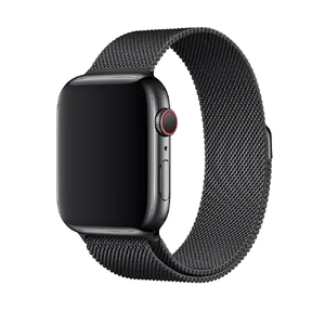 Металлический ремешок Apple Milanese Loop Space Black (MTU52) для Apple Watch Ultra 49mm | 45mm | 44mm | 42mm MTU52 - Фото 1