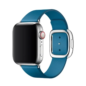Ремешок Apple Modern Buckle Cape Cod Blue Large (MTQN2) для Apple Watch 41mm | 40mm | 38mm MTQN2 - Фото 1