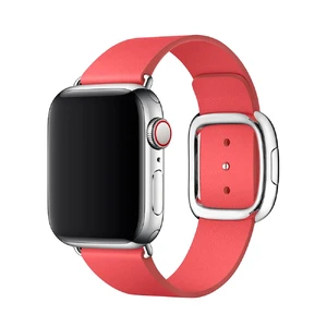 Ремешок Apple Modern Buckle Peony Pink Medium (MTQQ2) для Apple Watch 41mm | 40mm | 38mm MTQQ2 - Фото 1