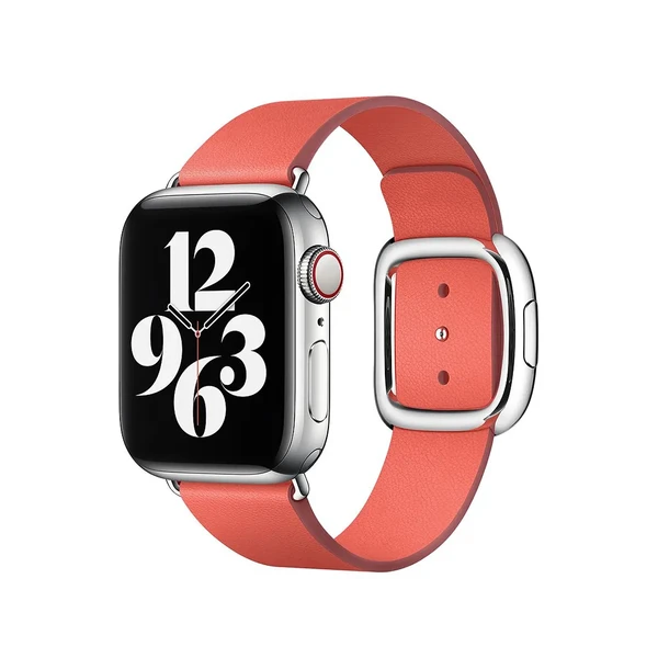 Ремешок Apple Modern Buckle Pink Citrus Large для Apple Watch 41mm | 40mm | 38mm  (MY622)