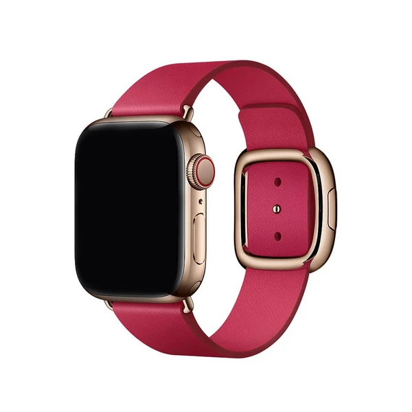 Ремешок Apple Modern Buckle Raspberry Medium (MXPA2) для Apple Watch 41mm | 40mm | 38mm