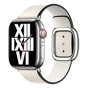 Ремінець Apple Modern Buckle Chalk Small (ML7G3) для Apple Watch 41mm | 40mm | 38mm ML7G3 - Фото 1