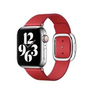 Ремешок Apple Modern Buckle Scarlet Large для Apple Watch 41mm | 40mm | 38mm  (MY682) MY682 - Фото 1