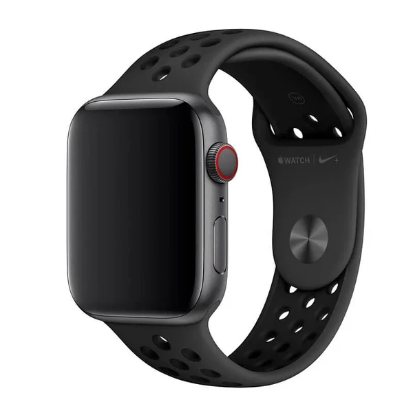 Ремешок Apple Nike Sport Band Anthracite | Black (ML833) для Apple Watch 41mm | 40mm | 38mm Series