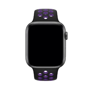 Ремешок Apple Nike Sport Band Black | Hyper Grape (MV862) для Apple Watch Ultra 49mm | 45mm | 44mm | 42mm - Фото 2